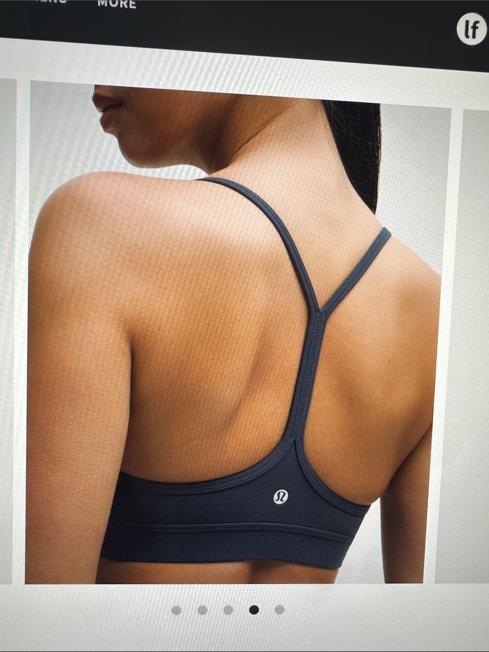 lululemon athletica flow y black Sports Bra